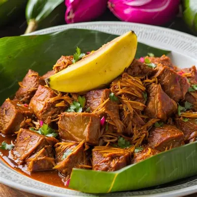  Cochito Pibil: Soaked in Citrus and Baked in Banana Leaves for an Explosion of Mayan Flavor